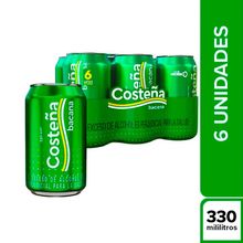 Cerveza COSTEÑA bacana 6 unds x330 ml c/u