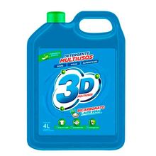 Detergente 3D liquido x multiusos x4000 ml