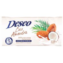 Jabón DESEO coco almendras 3 unds x110 g