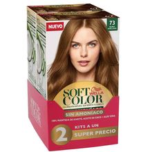 Tinte SOFT COLOR avellana 2 tubos N.° 73