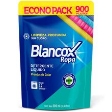 Detergente líquido BLANCOX regular x900 ml