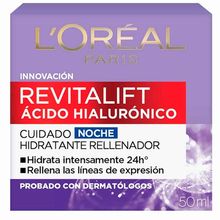 Crema REVITALIFT ácido hialurónico noche x50 ml