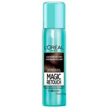 Retoque raíz LOREAL magic castaño x75 ml