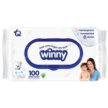 Toallitas húmedas WINNY aloe x100 unds