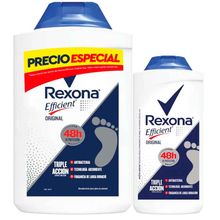 Talco REXONA efficient original x300 g + talco x85 g