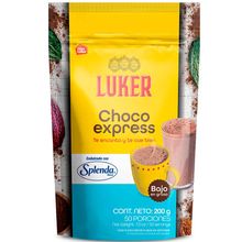 Chocolate LUKER choco express splenda x200 g