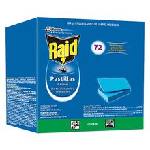 Insecticida RAID  pastillas x84 unds