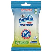 Paños húmedos FAMILIA antibacteriales paquete x10 unds
