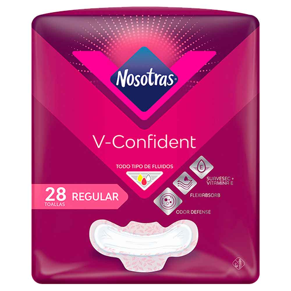 Toalla Nosotras V Confident Regular 28 Unds 3837