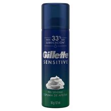 Espuma de afeitar GILLETTE sensitive x56 g