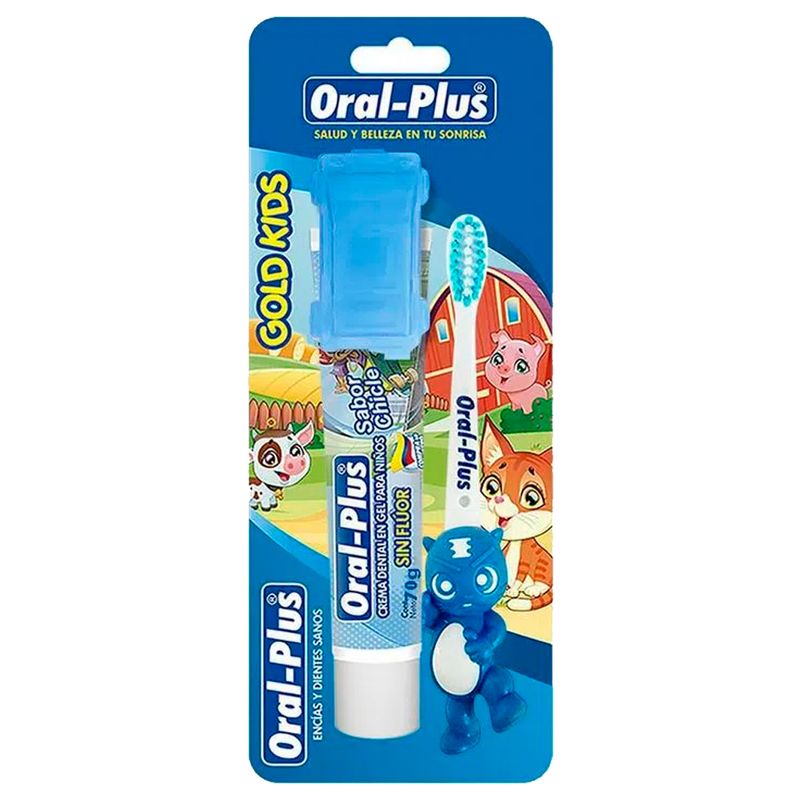 Cepillo-dental-ORAL-PLUS-gold-crema-dental-x70-g-nino_122857