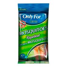 Toallitas humedas ONLY FOR repelente mosquitos x10 unds