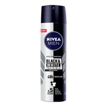 Desodorante NIVEA spray invisible black & white x150 ml