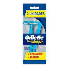 Maquina de afeitar GILLETTE prestobarba ultragrip x2 unds