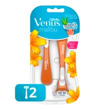 Máquina para afeitar GILLETTE venus malibu x2 unds