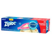 Bolsa ZIPLOC herméticas guardar grandes x20 unds