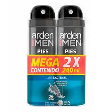 Desodorante para pies ARDEN FOR MEN spary precio especial 2 unds x240 ml c/u