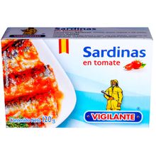 Sardinas VIGILANTE en tomate x88 g