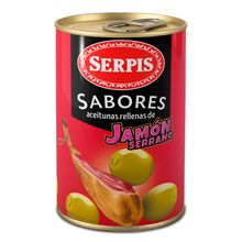Aceituna SERPIS rellena de jamón x130 g