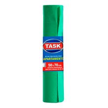 Bolsa para basura TASK rollo verde apartamento 50x70 cm