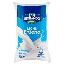 Leche SAN FERNANDO entera x200 ml