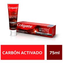 Crema dental COLGATE luminous white carbón x75 ml